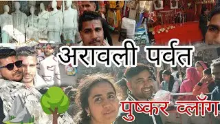 अरावली पर्वत।( Pushkar Vlog ❤🥰⛰️🌳(#ranajisirsa #tajstudio1#rajasthan #viralvideo  