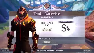 (1:03) HAMMER TEMPEST SOLO DAUNTLESS TRIALS ROCKFALL SKARN