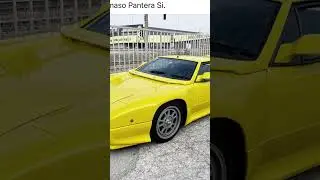 De Tamoso Pantera Si Yellow Exotic Sports Car
