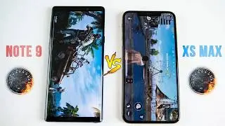 iPHONE XS MAX VS NOTE 9 VS PIXEL 3 XL VS SONY XZ3  кто лучший?!!!! Узнаем у кого лучший аккумулятор