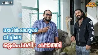 നാദിർഷയുടെ  വീട്ടിലെ ഒട്ടകപക്ഷി : ചപ്പാത്തി. | SAMAD SULAIMAN | ELOOR GEORGE | SUMESH THAMBI |