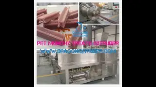 Pet Munchy Treats Extrduder Soft Dog Chew Machine Semi-moist Pet Chew Snacks Machine