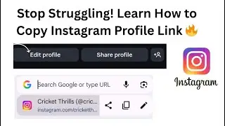 Stop Struggling! Learn How to Copy Instagram Profile Link 🔥