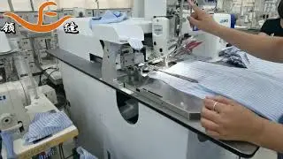 Fabric Slipping? High Thread Breakage? LingFeng Automatic Shirt Sleeve Placket Machine Fixes It All