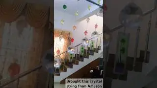 #crystal string#crystal curtain