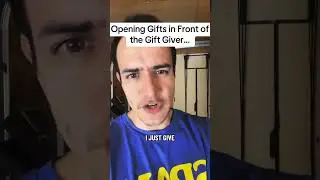 Can I open this later? #gift #presents #reaction #pressure