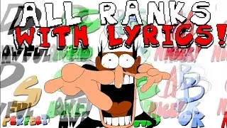ALL PIZZA TOWER RANKS WITH LYRICS (By @owenwithagame619)