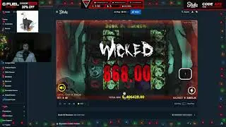 Trainwrecks full screen 1000x+ win and a nice shittalk afterwards - Trainwrecks gambling highlights