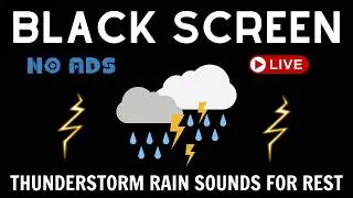 Thunderstorm Rain Sounds for Rest | 11 Hours of Sleep-Inducing Rain & Thunder