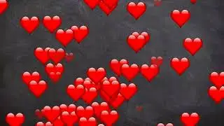 raining hearts
