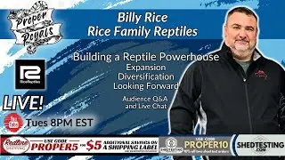 Billy Rice: Building a Reptile Powerhouse &mdash; Business, Expansion & Real Talk 📱