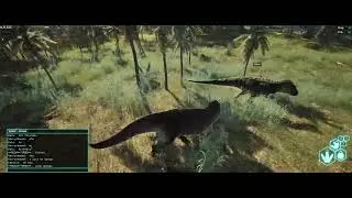 The isle T - REX (Tyrannosaurus rex) x8