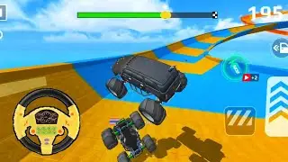 3D Impossible Crazy Monster Truck Mega Ramp Monster Truck Stunts Racing Games Android Gameplay P16
