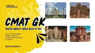UNESCO World Heritage Sites in India Quiz 01 | Essential GK for Competitive Exams