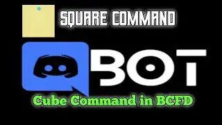 Square And Cube Command in BCFD | Bot Commander For Discord | Source Code