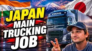 TRUCK driving better in INDIA or JAPAN || Indian in Japan ||