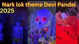 Nark Lok theme💀 | devi pandal sakardara lake nagpur |