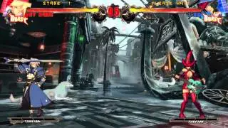 Guilty Gear Xrd SIGN PS4 - Ky Kiske vs I-No - Arcade Story Mode - Stage 1 - HD