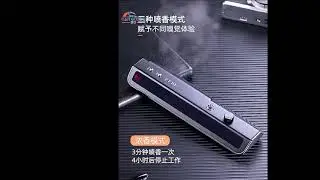 Intelligent Car Fragrance Spray Perfume Ambient Light Car Temporary Parking Automotive Ornaments