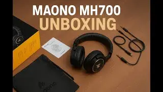 🎧 Maono MH700 Studio Headphones Unboxing & First Look | Affordable Closed Back Studio Headphone