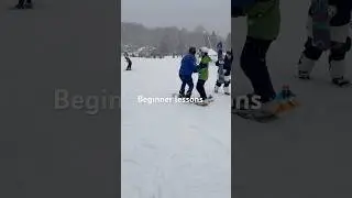 MichaelxMarquis - Learning to snowboard for the first time