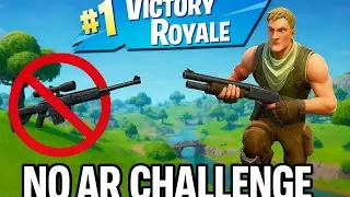 Can I win fortnite without AR?? | fortnite challenges of reload #1