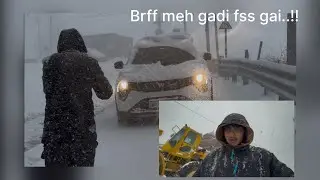 FIRST SNOWFALL IN NARKANDA 2026 ❄️⛄️ | #firstvlog #snow #narkanda #himachal 