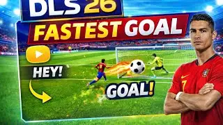 DLS 26 Fastest Goal Record Episode 3  #DLS26#football#fastestgoal@firsttouchgames 