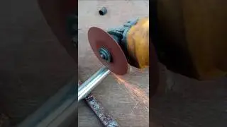 Angle grinder 1 inch steel round pipe cutting #tips