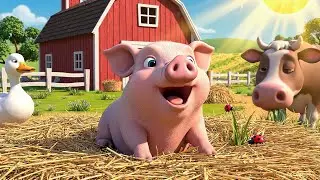 Cerdito de Minecraft enrollado en un paja | Canciones Infantiles y Rimas para Ni&ntilde;os