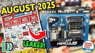 FIRST LOOK!! August 2025 Parking Lot Sale | Harbor Freight Tools
