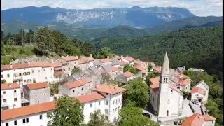 Štanjel Castle and Ferrari Garden. Slovenia