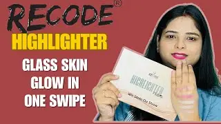 &ldquo;Recode Highlighter Palette Ek Swipe = Full Glass Skin Glow!Glow lovers, this is for YOU ✨💖&rdquo;