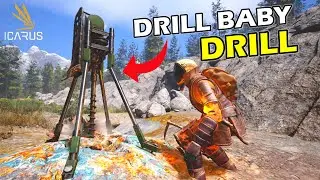 Deep Ore Mining with Biofuel Drill - ICARUS Gameplay (2025) - Ep 19