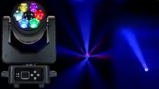 SHEHDS JMS WEBB LED Beam and Wash 7x20W Moving Head Light Review