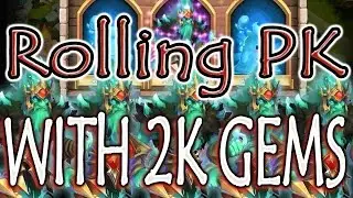 Castle Clash-Rolling Phantom King with only 2k Gems