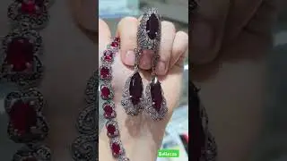 Jewelry collection red color jewelry #red #reels #jewelry #винтажныеукрашения #fashion #diamond