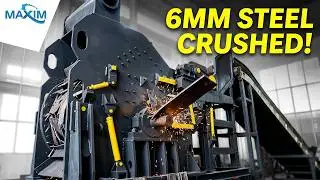 Scrap steel recycle machine