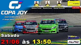 🔴 COPA JOY CHEVROLET | Corrida 2 | 4ª Etapa 2025 | Velocitta (SP) | Ao Vivo