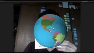 Test Unity QCAR : Earth Model