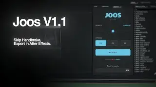 I made a script for After Effects // Joos Showcase 