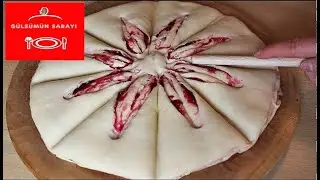 HİÇ BÖYLE TATLI ÇÖREK YEDİNİZMİ ŞEKLINE HAYRAN KALACAĞINIZ ŞAHANE TATLI YUMUŞACIK POĞAÇA YAPMAYAN