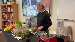 Sprouting 101 and Raw Vegan hummus -live lecture at TrueNorth Health 01 18 26