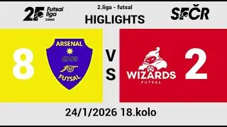 Arsenal Bene&scaron;ov - Wizards SO Praha 10 - 8:2 (2:0)