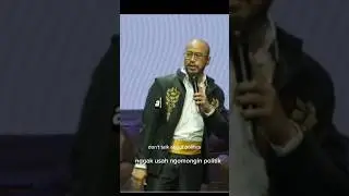 Gak usah ngomongin politi? || Pandji memang hebat!!