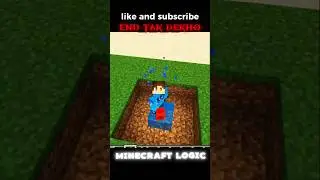 Minecraft Logic Be Like 💀 #minecraft #shorts