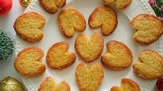 French Heart Cookies | Palmiers | Elephant Ear Cookies | 2 Ingredient | Scrummy Recipes EP 75