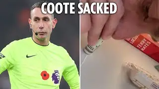 David Coote SACKED after scandal hit ref's rant about Jurgen Klopp & video snorting white powder