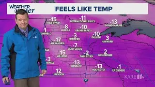 WEATHER: Warm-up Tuesday followed by deep freeze