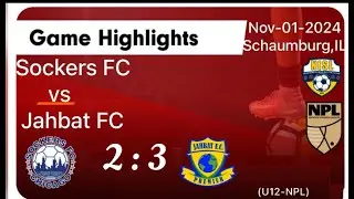 NISL-NPL(U12 Boys) - Playoff Game Highlights Sockers FC v/s Jahbat FC [2:3]